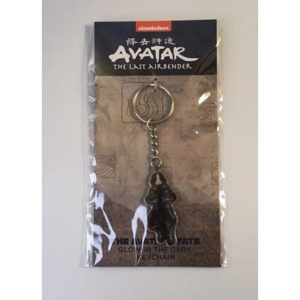 Avatar The Last Airbender Aang Avatar State Glow In The Dark Keychain Culturefly